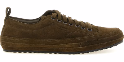 Bicolor Leather Low Top Sneakers