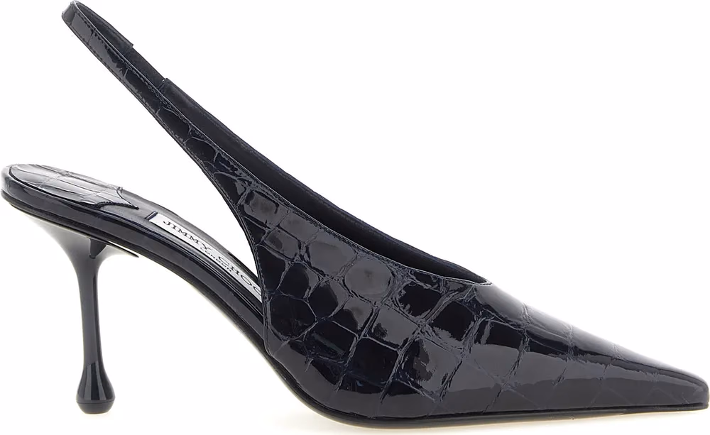 Jimmy Choo Blue Leather High Heel Pumps
