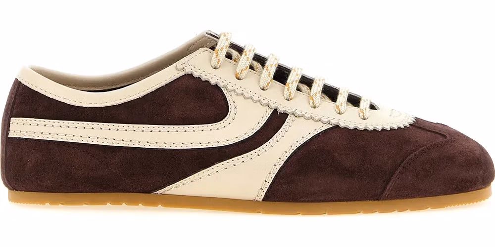 Dries Van Noten Multicolor Calfskin Low Top Sneakers