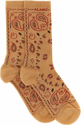 Beige Cotton Socks