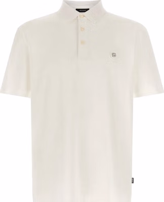 White Cotton Polo Shirt