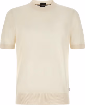 White Virgin Wool T-Shirt