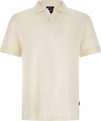 White Cotton Polo Shirt
