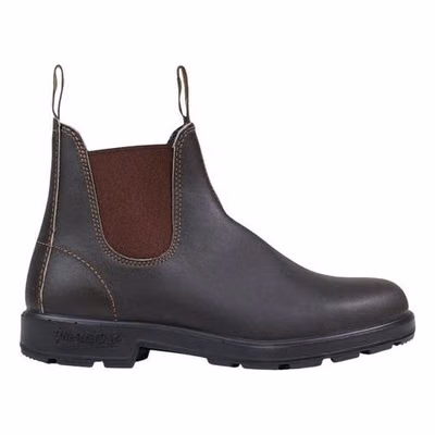 Brown Leather Ankle Boots