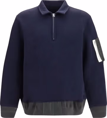 Blue Cotton Polo Shirt