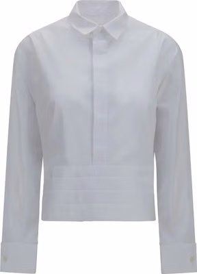 White Cotton Dress Shirt