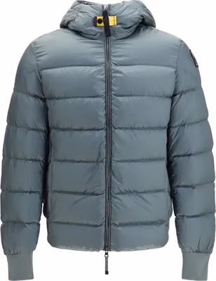 Bicolor Goose Down Full-Length Jacket