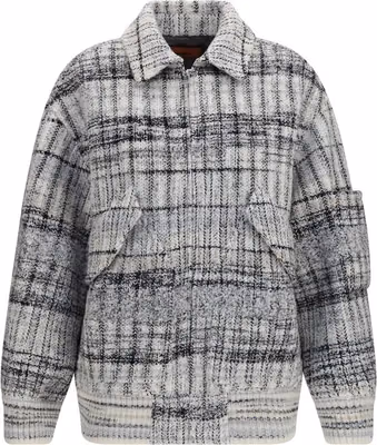 Multicolor Wool Oves Aries Bomber