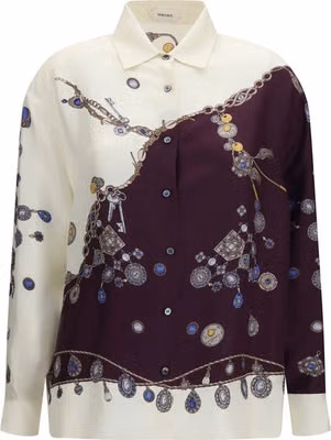 Multicolor Silk Pattern Shirt