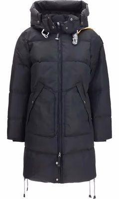 Black Goose Down Full-Length Jacket