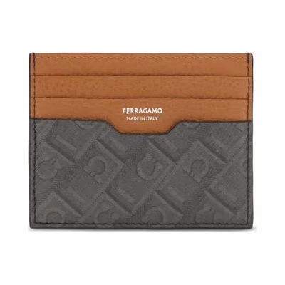 Brown Calf Leather Bos Taurus Wallet