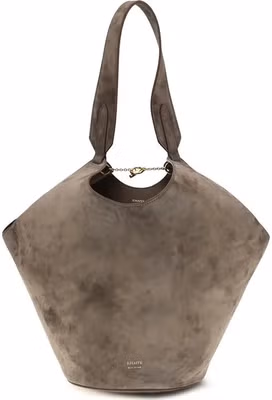 Beige Calf Leather Bos Taurus Shoulder Bag