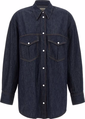Blue Cotton Blouse