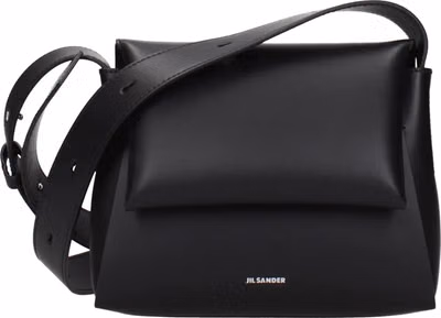 Black Leather Crossbody Bag