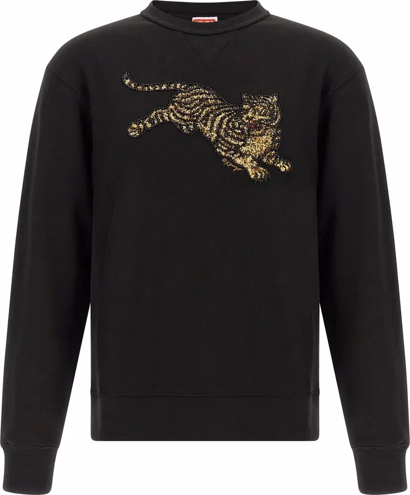 Kenzo Black Cotton Sweatshirt