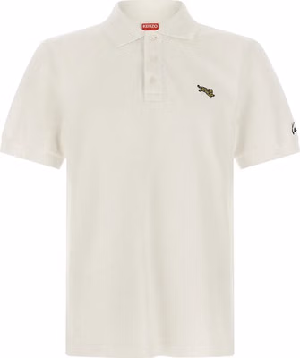 White Cotton Polo Shirt