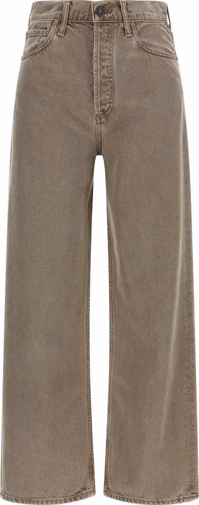 Agolde Brown Lyocell Relaxed Fit Jeans