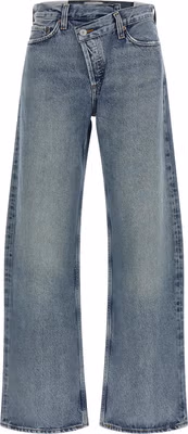 Blue Cotton Relaxed Fit Jeans