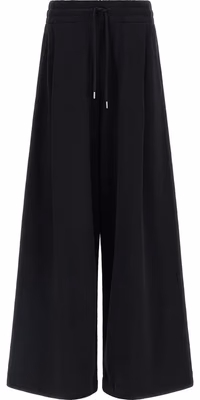 Black Cotton Athletic Pants