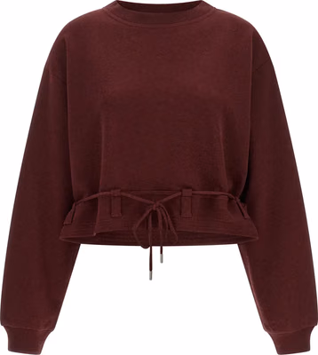 Bordeaux Cotton Sweatshirt