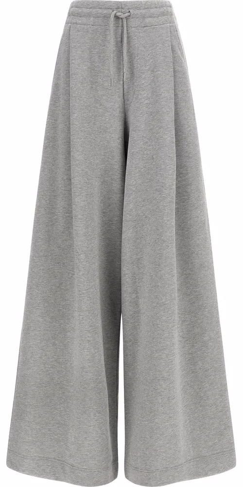 Dries Van Noten Gray Cotton Casual Pants