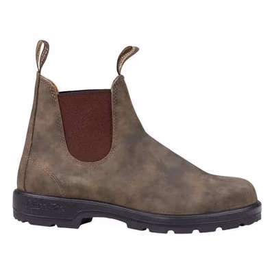 Brown Leather Ankle Boots