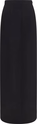 Black Wool Oves Aries Long Skirt