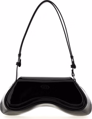 Black Polyethylene Shoulder Bag