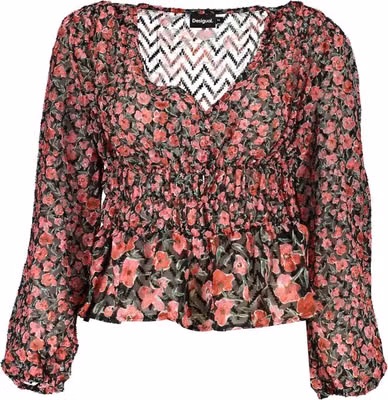 Rosa Polyester Woman Blouse
