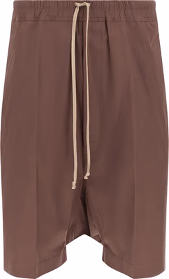 Brown Cotton Bermuda Shorts