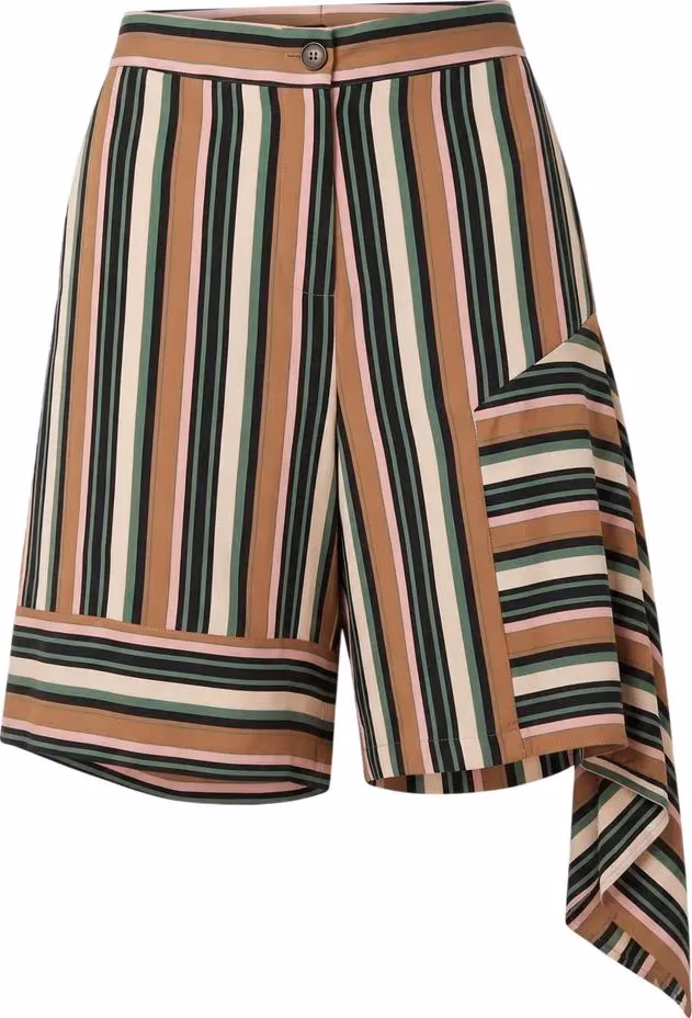 Trussardi Jeans Brown Viscose Women Shorts