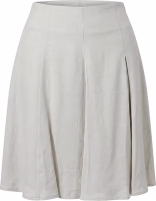 Beige Viscose Women Skirt