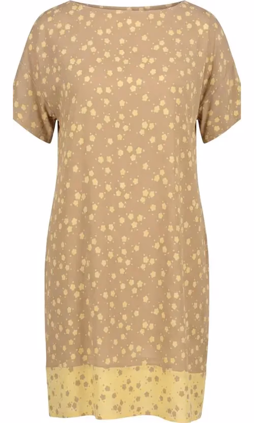 Trussardi Jeans Beige Viscose Women Dress