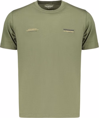 Green Cotton Men's T-Shirt