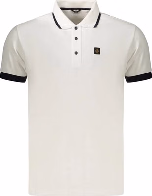 White Cotton Men's Polo
