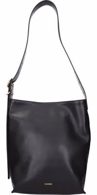 Black Leather Crossbody Bag