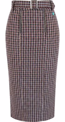 Black Cotton Women Skirt
