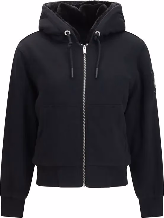 Moose Knuckles Black Cotton Sweatshirt