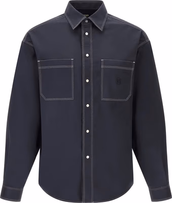 Blue Cotton Blouse