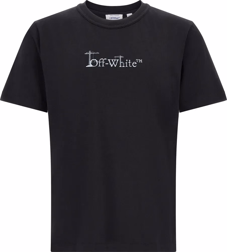 Off-White Black Cotton T-Shirt
