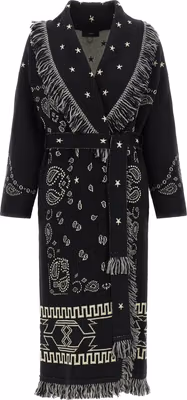 Black Virgin Wool Coat