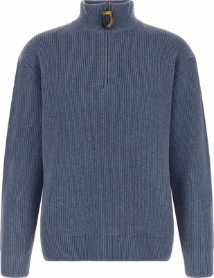 Blue Wool Cardigan