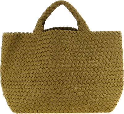 Bicolor Nylon Handbag