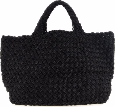 Black Nylon Tote Bag