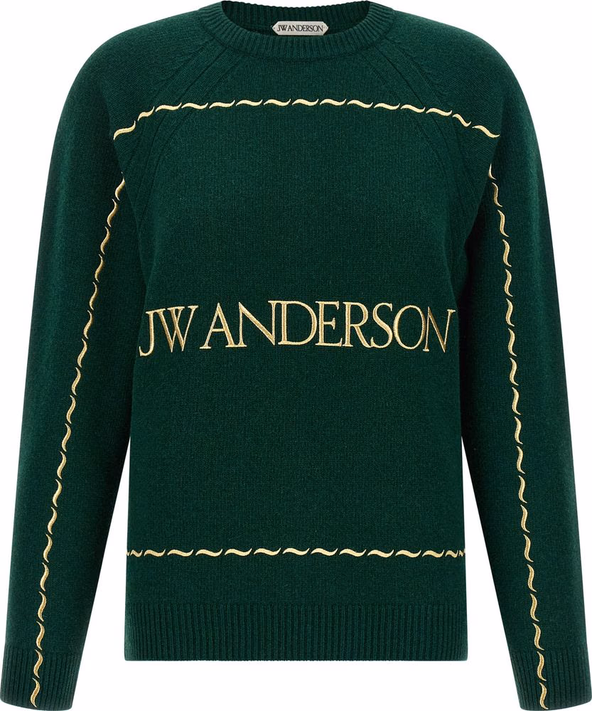 J.W.Anderson Bicolor Wool Cardigan
