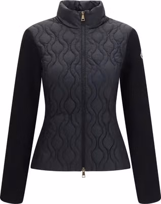 Black Cotton Shell Jacket