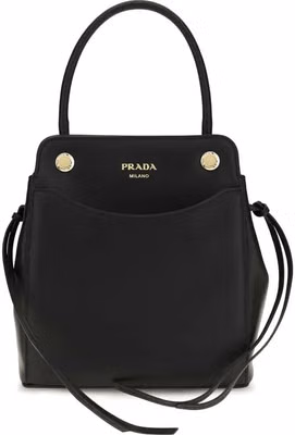 Black Calf Leather Bos Taurus Shoulder Bag
