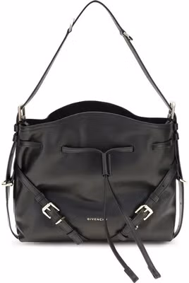Black Calf Leather Bos Taurus Backet Bag