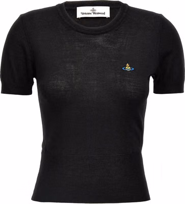 Black Cotton T-Shirt