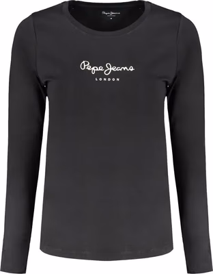 Black Cotton Women's T-Shirt